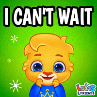 Celebrate So Excited GIF by Lucas and Friends by RV AppStudios