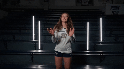Georgia Tech Volleyball GIF by Georgia Tech Yellow Jackets