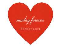 Heart Love Sticker by Sunday Forever