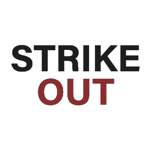 K Strike Out Sticker by This is Women's Baseball