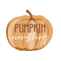 pinitco fall pumpkin pumpkinspice pinitco Sticker