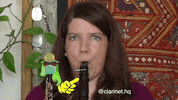 clarinethq cartoon silly lesson clarinet GIF