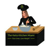 theketokitchenmiami miami keto 305 the keto kitchen miami Sticker