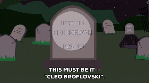 search grave GIF by South Park 