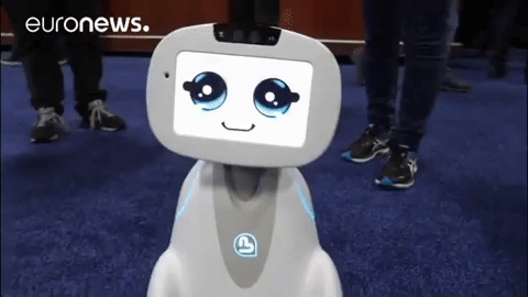 eyes robot GIF by euronews