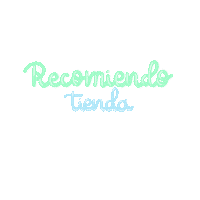 Azul Recomiendo Sticker