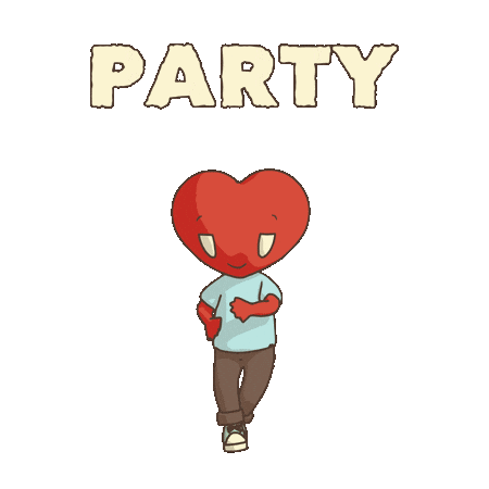 Birthday Party Dancing Sticker by LT3 Creations