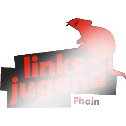 SolidBerlin solid friedrichshain linksjugend ratte Sticker