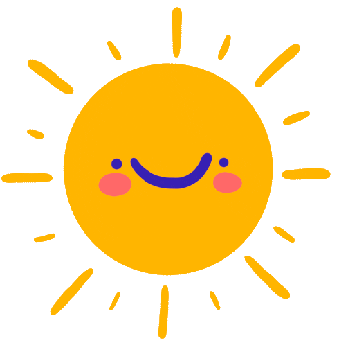 Happy Good Vibes Sticker by Eledraws (Eleonore Bem)
