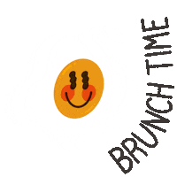 Smiley Face Breakfast Sticker