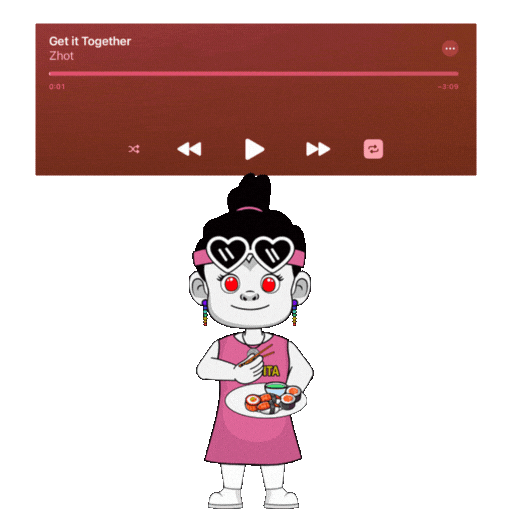 Breathe Good Vibes Sticker by Zhotcita