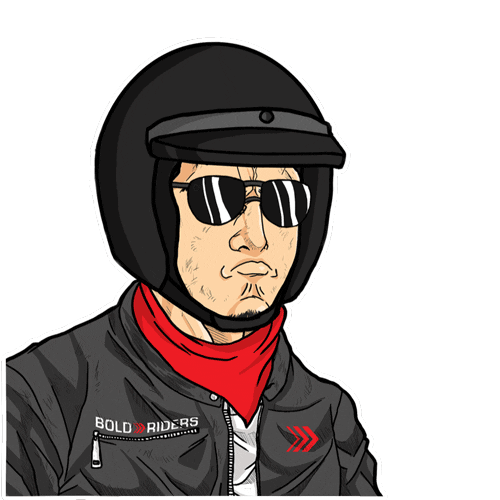 Boldriders Sticker by LAZONE.ID