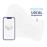 Pikkop delivery cloud local shipping Sticker