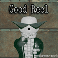 MediocreMetastasis good job skeleton reel pull skelecool GIF