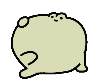 Frog F Sticker