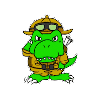 Dinosaur 恐竜 Sticker by dinoadventure