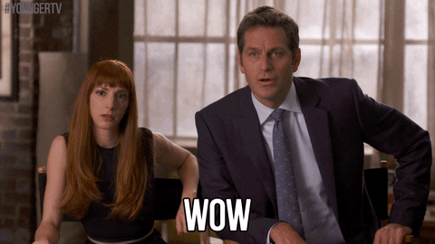 Excited Peter Hermann GIF by YoungerTV