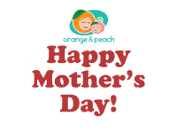 Op Happy Mothers Day Sticker by Orange and Peach