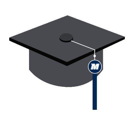 We Did It Graduate Sticker by Monmouth University