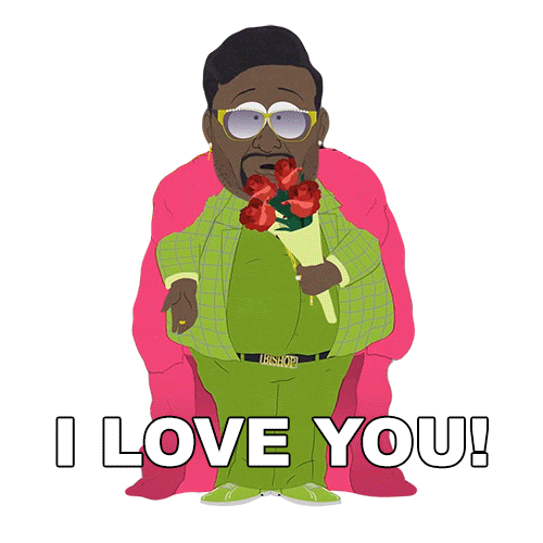 I Love You Valentine Sticker by South Park