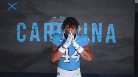 University Of North Carolina Football GIF by UNC Tar Heels