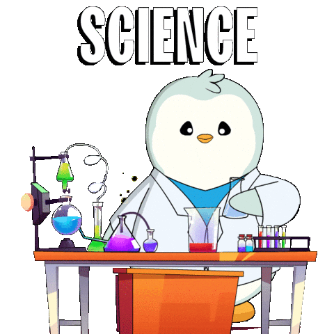 Penguin Lab Sticker by Pudgy Penguins