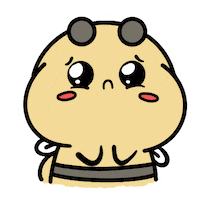 Sad Eyes Sticker by Aminal Stickers