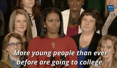 reach higher michelle obama GIF by Obama
