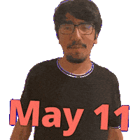 11Th May Sticker