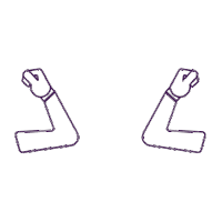 Dog Estamos Sticker by aiqfome