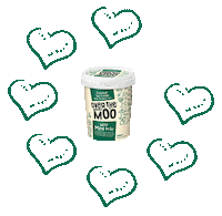 dairy free ice cream Sticker by Over The Moo