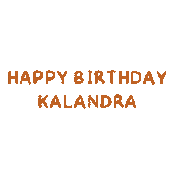 Birthday Textanimation Sticker