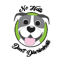 MeganWargula dog instagram dog lover no hate Sticker