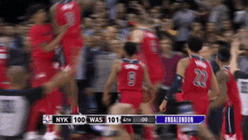 celebrate let's go GIF by NBA