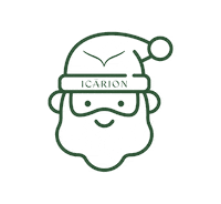 Travel Santa Sticker by Icárion