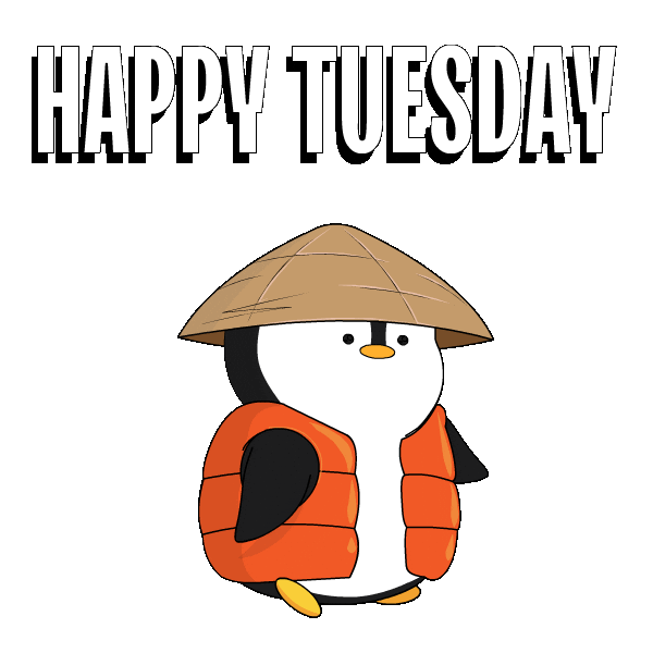Good Morning Sticker by Pudgy Penguins