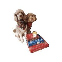 Christmas Dogs Sticker by Geekster Pets