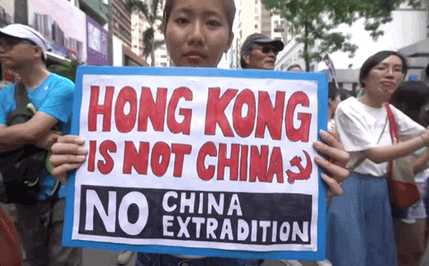 giphyupload hong kong giphynewsinternational hong kong protests GIF