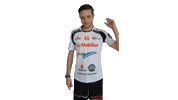 unihockeymittelland jubel um pfeil bogen Sticker