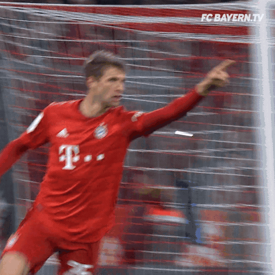 Celebrate Champions League GIF by FC Bayern Munich