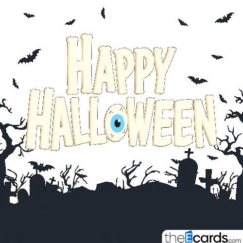 theecards giphyupload halloween church happy halloween Sticker