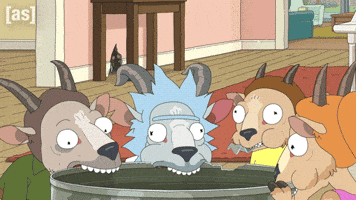 Rick And Morty Eating GIF by Adult Swim