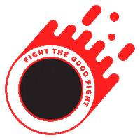 Right The Good Fight Sticker by Pie Fight SLC