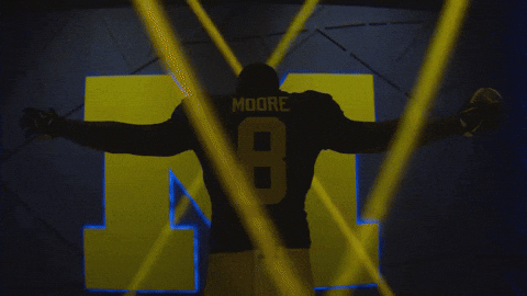 Go Blue Michigan Football GIF by Michigan Athletics
