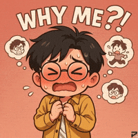Awkward Why Me GIF by Persona