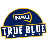 Nautrueblue Sticker by NAU Athletics