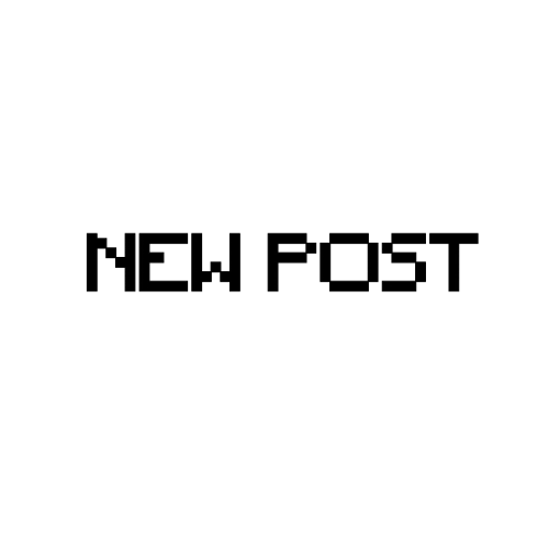 Pixel Post Sticker