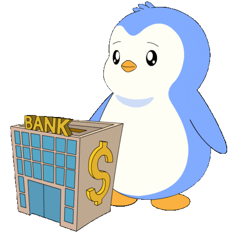 Money Saving Sticker by Pudgy Penguins