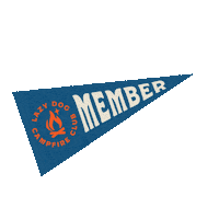 Members Only Fire Sticker by Lazy Dog Restaurant & Bar