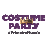 pmundo_ colegio fantasia costume party vila velha Sticker